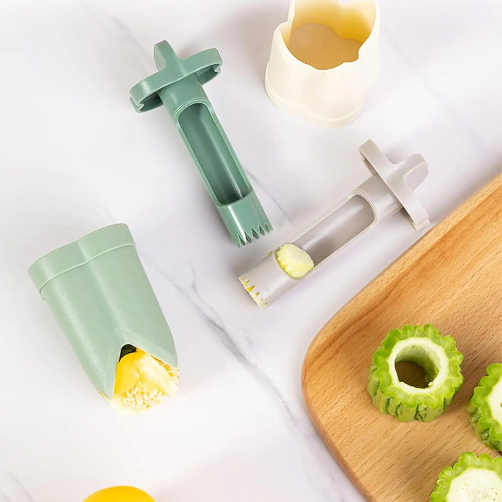 Pepper Seed Corer Remover Upgraded 2-In-1 Bell Pepper Cutter Deseeder Effortlessly Streamline Your Kitchen Prep for Faster Meal