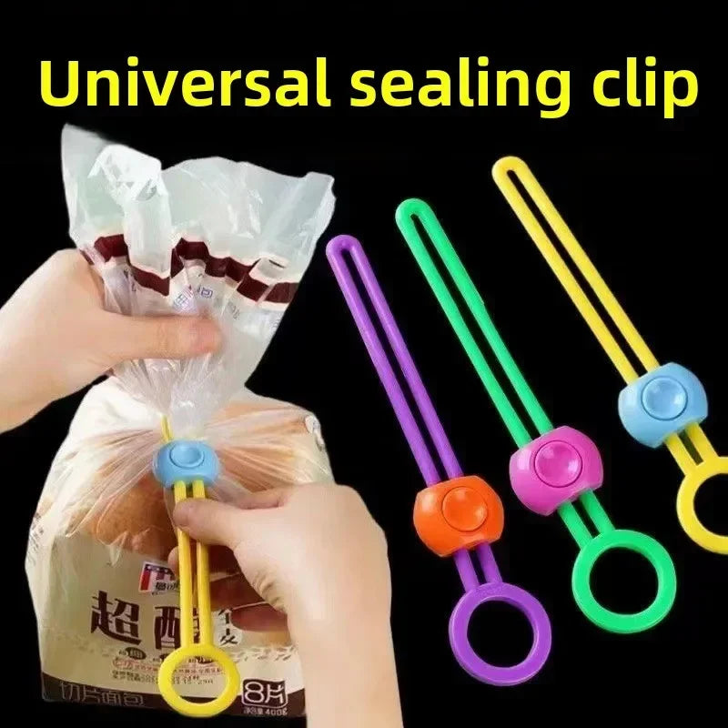 Portable Multifunctional Bag Storage Sealing Clips Snack Grain Preservation Snack Sealing Clips for Home Kitchen Office