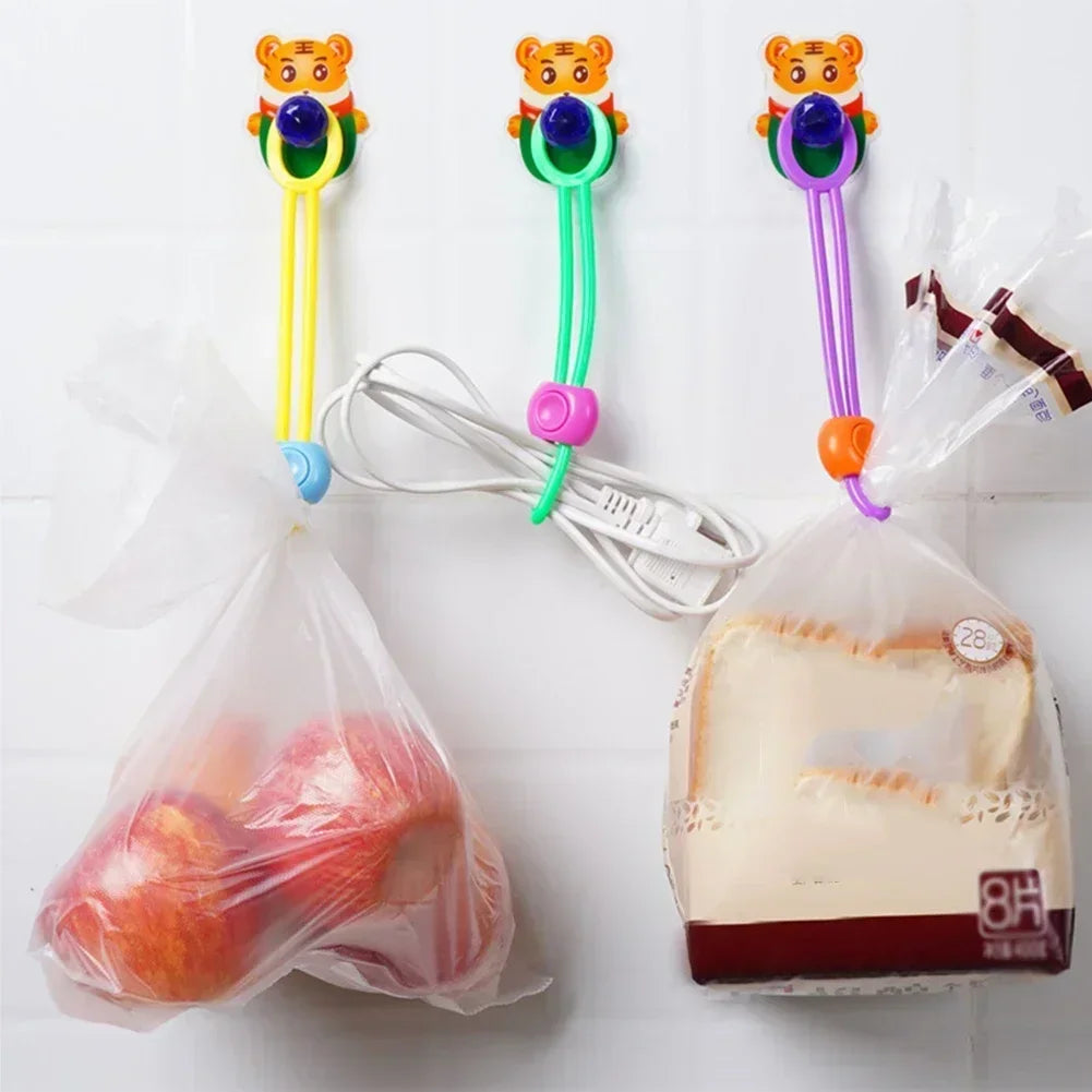 Portable Multifunctional Bag Storage Sealing Clips Snack Grain Preservation Snack Sealing Clips for Home Kitchen Office
