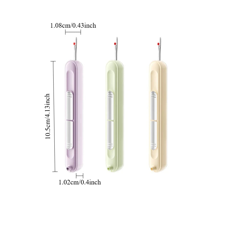2In1 Needle Threader Hand Sewing Tools Multi-Function Threader Stitch Insertion Sewing Needle Changer Thread Device Hand Machine