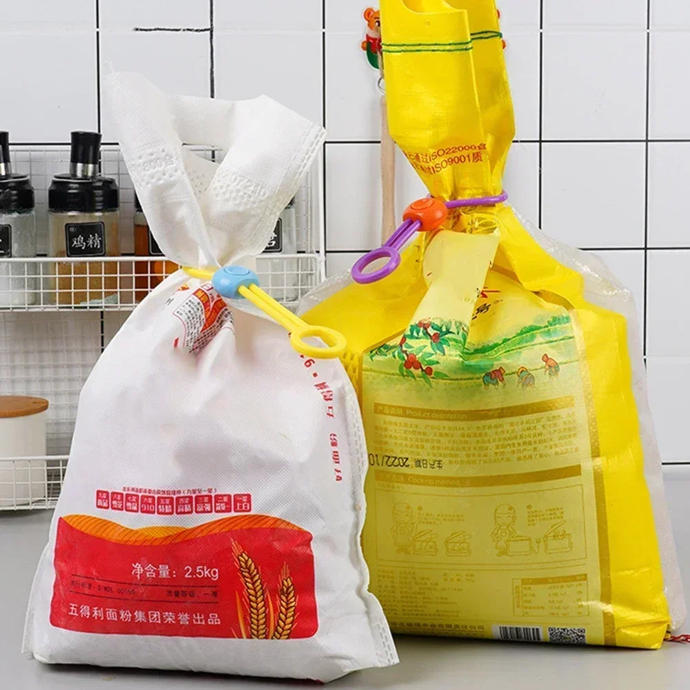 Portable Multifunctional Bag Storage Sealing Clips Snack Grain Preservation Snack Sealing Clips for Home Kitchen Office