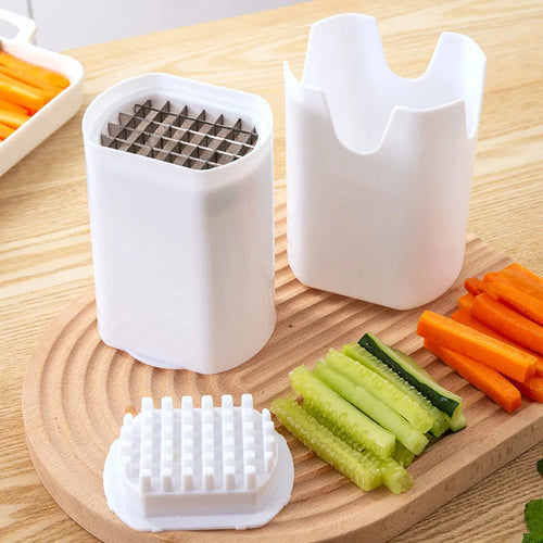 1PC White New Type French Fry Cutter Natural Cut Rapid Slicer Vegetable Potato Tool Food Veggie Dicer Veg Chopper Tools