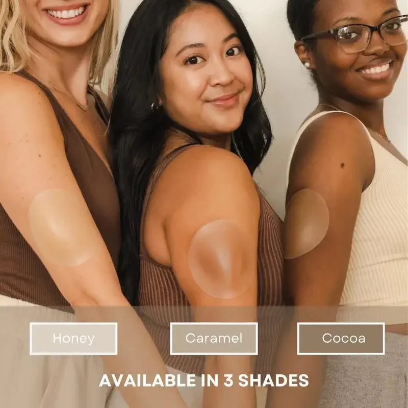 Braless Seamless for Women Ultra Thin Invisible Bra Nipple Cover with Box Bioadhesive Silicone Reusable Travel Bra Chest Pad